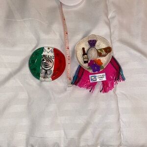 Mexican Flag Decorative Plate- fridge magnet